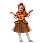 Карнавальный костюм для детей Батик Тигр Тигряша детский, 30 (116 см) фотография