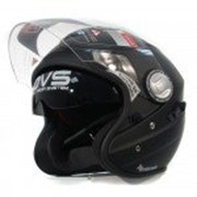 IXS Открытый шлем с большим стеклом HX91 матовый черный фото