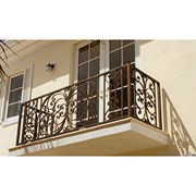 Красивые кованые балконные ограждения фото