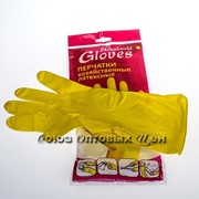 Перчатки резиновые, Household Gloves, размер L фотография