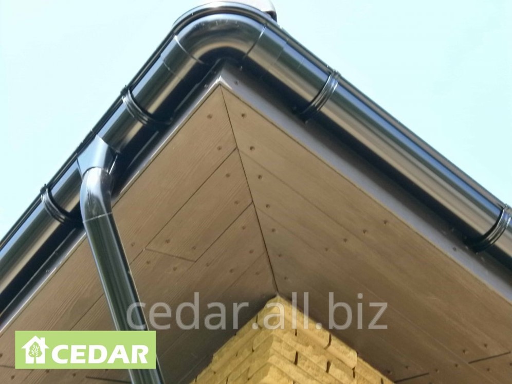 Подшивка свесов кровли фиброцементным сайдингом - 96 фото