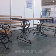 Кованый стол Кованая мебель.150на70см фото