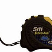Рулетка 5 м с автостопом магнитный крючок нейлоновое покрытие ленты SKRAB 40144 фотография