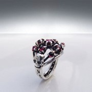 Серебряное кольцо в стиле стимпанк от WickerRing фото
