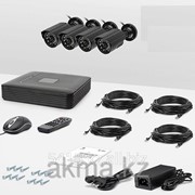 Комплект видеонаблюдения на 4 камеры HD качества (без HDD) фото