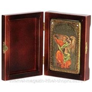 Настольная икона Святой апостол и евангелист Иоанн Богослов на мореном дубе фото