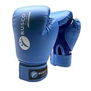 Перчатки боксерские, 8oz, к/з, синие (207892) фотография