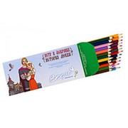 Набор цветных карандашей «Сказ о Петре и Февронии», 24 шт. фото