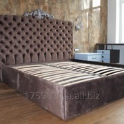 Резная кровать из массива дерева под заказ. Мебель для спальни