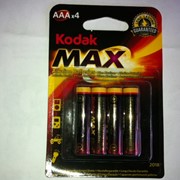 KODAK MAX LR03 4шт алкалай микропальчик код №26 фото