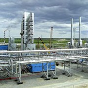 Установки комплексной подготовки газа (УКПГ) для подготовки газа высокого давления методом низкотемпературной сепарации с впрыском метанола и обеспечения точки росы по воде и углеводородам с последующей подачей его в магистральный газопровод