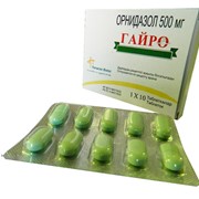 Таблетки Гайро (Орнидазол 500 мг). Антибактериальный препарат фото