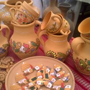 Керамическая посуда, сувениры, элементы декора фото