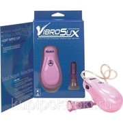 Розовый вибростимулятор для сосков VibroSux Розовый фото