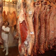 Полутуши говядины мясо Ангуса фото