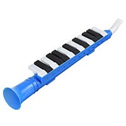 Мелодика духовая 13 клавиш, цвет синий фото