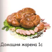 Колбаса домашняя печеная 1С фото