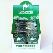 Кофе молотый зеленый TURCOFFEE в паучах 5 г , шоубокс