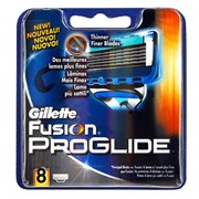 Сменные кассеты для бритья Gillette Fusion ProGlide, 8 шт фото