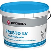 Шпатлевка влагостойкая Tikkurila Presto LV, 10л фото