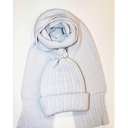 Комплект шапка/шарф КД002-03 серый