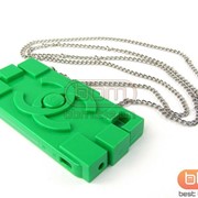 Накладка iPhone 4/4S CHANEL LEGO (гелевый) зеленый 70143b фотография