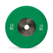 Диск соревновательный Stecter D50 мм 10 кг (зеленый) 2187 фотография