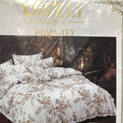 Постельное белье Aimee белое с узором из цветов 2 спальное фотография