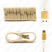 USB Кабель Micro Usb Gold (Золотой) фотография