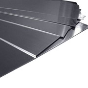 Алюминиевый лист s= 0.5 мм, шлифованный, серебро фотография