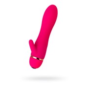Вибратор с клиторальным стимулятором A-toys розовый 15 см фото