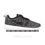 Кроссовки Nike Roshe Run Knit Jacquard White/Black арт. 23347 фотография