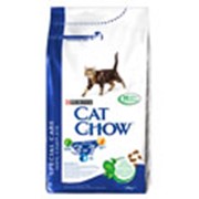 Корм для котов Cat Chow Feline 3 in 1 с формулой тройного действия 15 кг фотография