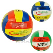 Мяч волейбольный M664 (100шт) ПВХ, 240грамм, №5, 3 вида
