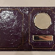 Обложка “Жатка“фиолетовая, вставка серебро фото