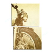 Картина Фото мотоцикла, винтаж фотография