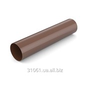 Труба водосточная 3м Bryza 150 коричневый фотография