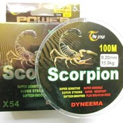 Плетеный шнур Yin Tai Scorpion X54 100m 0.12 mm фотография