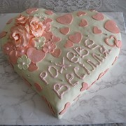 Торт “Розовая свадьба“ фото