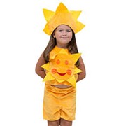 Карнавальный костюм Солнышко с шортами 1-2 года, 3-5 лет (рост 82-92 см, 104-116 см) фото