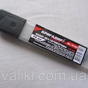 Лезвия для канцелярского ножа 18 мм | Бригадир 13-1Б фотография