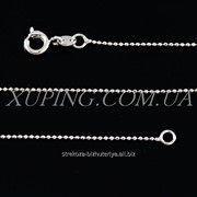 Цепочка родиум с шариками, (45 см.) 224149(2)