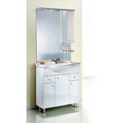 Мебель для ванной Aqwella Барселона-Люкс Т8/к -85 см с корзиной для белья фотография