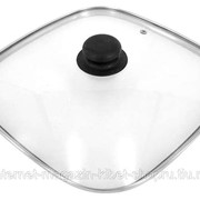 Крышка стеклянная для сковороды гриль 26*26 см КР-ГР26