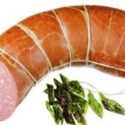 Шпагат упаковочный для обвязки копченой рыбы, мяса и колбас. фото