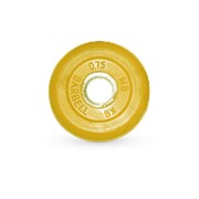 0.75 кг диск (блин) MB Barbell (желтый) 31 мм.