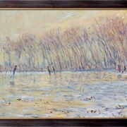 Картина Фигуристы в Живерни, 1899, Моне, Клод фото