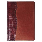 Ежедневник CARDINAL, датированный, бордовый с коричневым фото