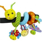 Подвеска- погремушка спираль “Счастливый жучек“ 074GD Biba Toys фотография