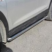 Защита порогов Hyundai Tucson 2018-н.в. (короткая труба 57 мм) фотография